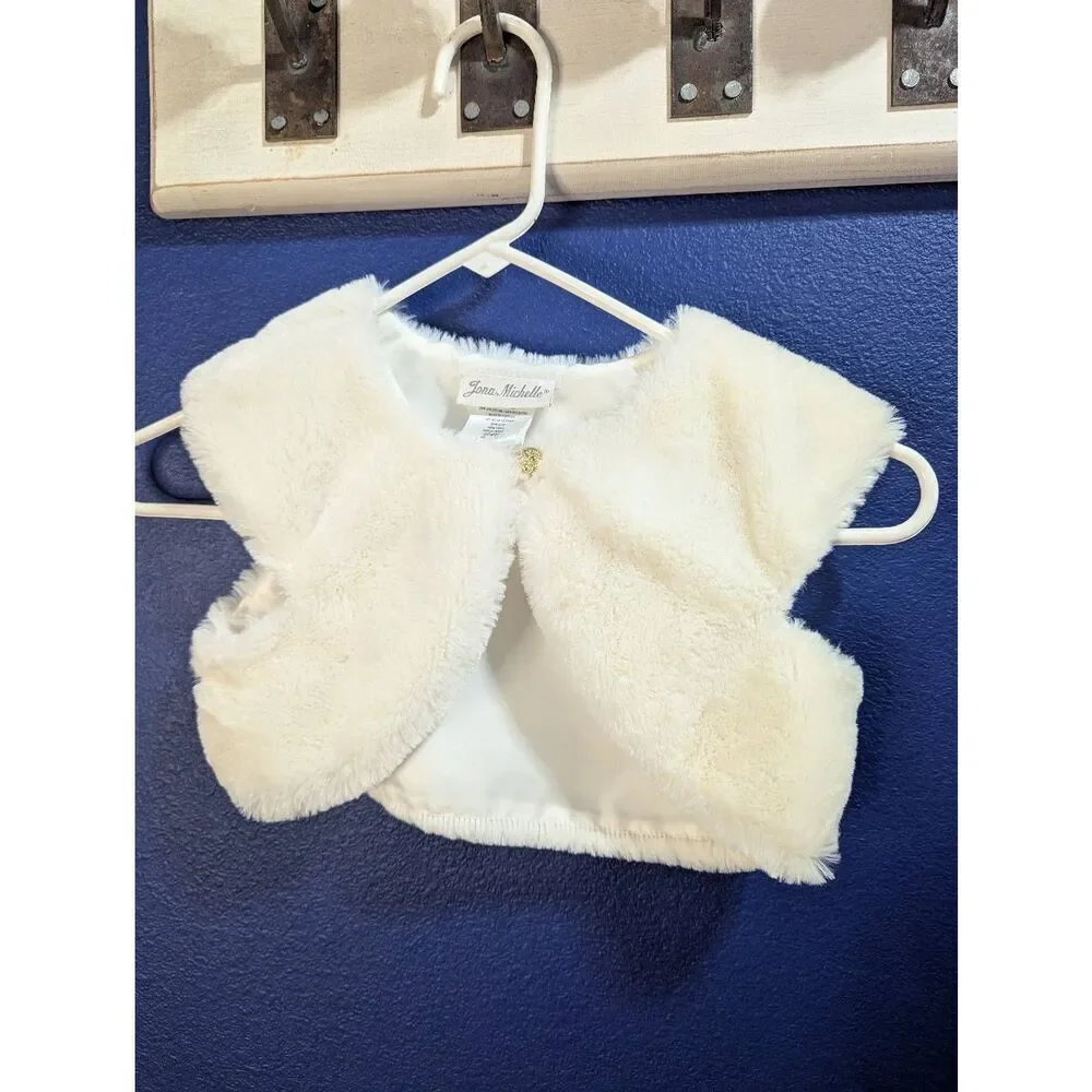 5/25 Girls sz 6 Faux Fur Bolero